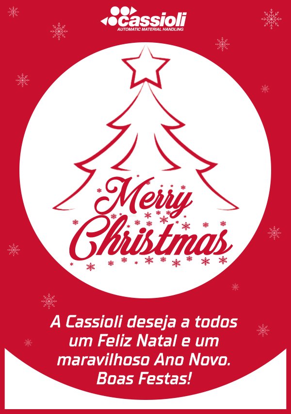 A Cassioli deseja a todos um Feliz Natal - Cassioli Group Srl